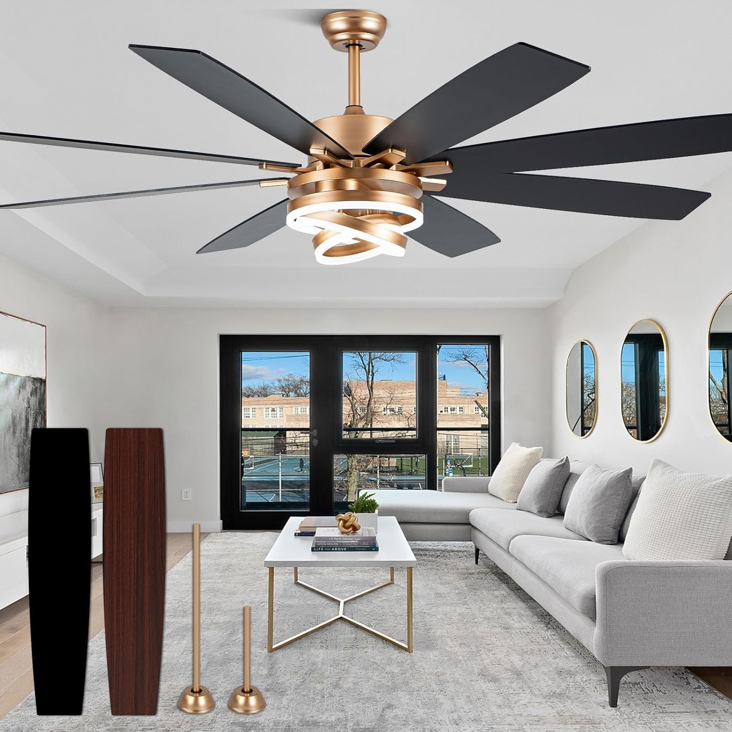 ceiling fan living room