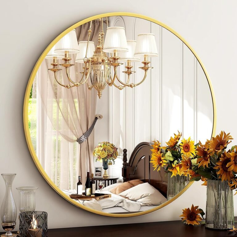 Luxury Console Table Decor with Mirror & Gold Accents